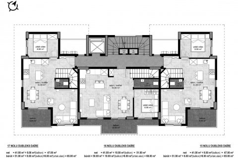 Apartment for sale  in Avsallar, Antalya, Turkey, 2 bedrooms, 63m2, No. 180015 – photo 14
