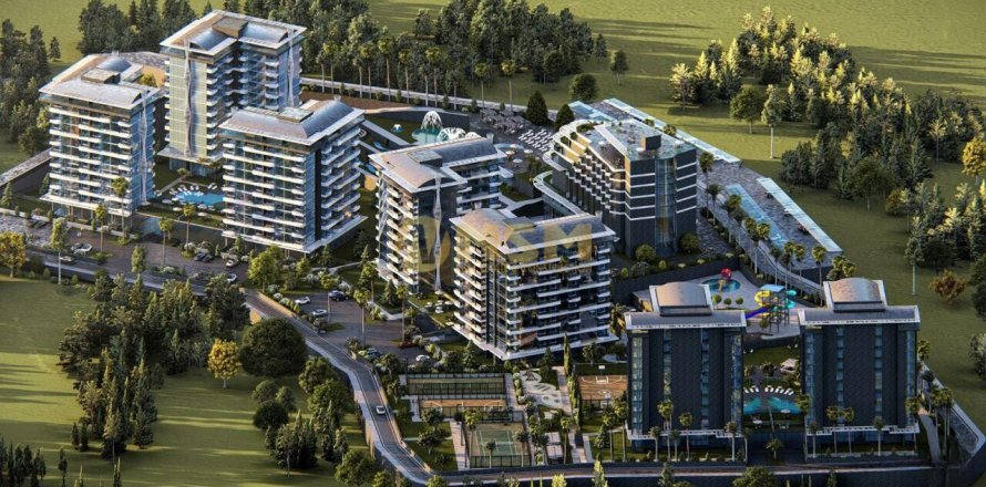 1+1 Lejlighed  i Alanya, Antalya, Tyrkiet Nr. 179780