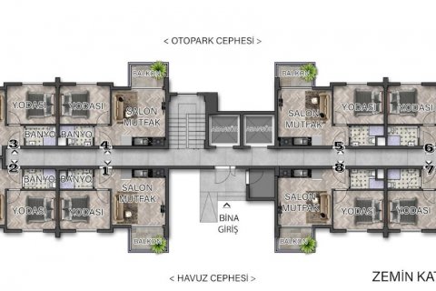 1+1 Lägenhet i Gazipasa, Antalya, Turkiet Nr. 179916 - 16