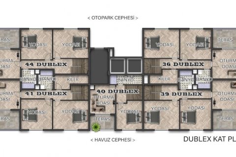 1+1 Lägenhet i Gazipasa, Antalya, Turkiet Nr. 179916 - 21
