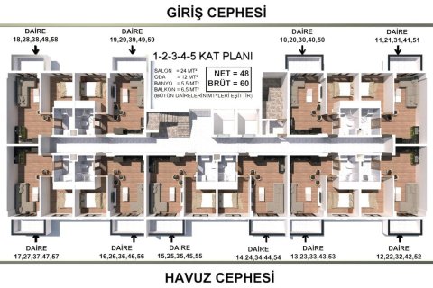 1+1 Wohnung  in Gazipasa, Antalya, Türkei Nr. 179912 - 26