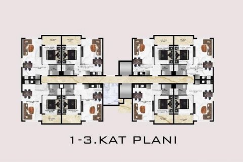 Продажа квартиры  в Газипаше, Анталье, Турция 1+1, 55м2, №179915 – фото 16