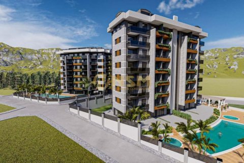 1+1 Lägenhet  i Alanya, Antalya, Turkiet Nr. 179808