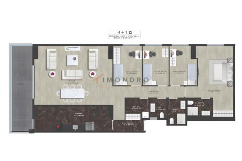 4+1 Leilighet  i Kadikoy, Istanbul, Tyrkia Nr. 165345 - 18