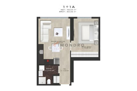 4+1 Leilighet  i Kadikoy, Istanbul, Tyrkia Nr. 165345 - 21