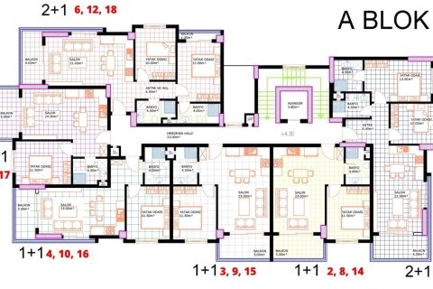 Apartment for sale  in Oba, Antalya, Turkey, 1 bedroom, 49m2, No. 179903 – photo 18