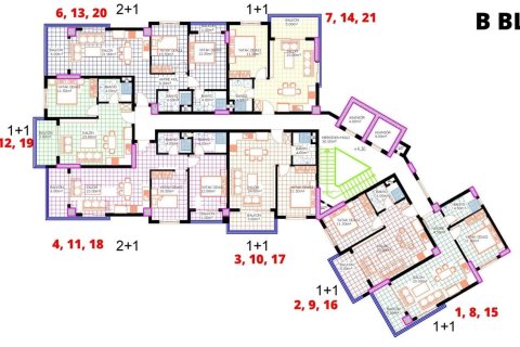 Apartment for sale  in Oba, Antalya, Turkey, 1 bedroom, 49m2, No. 179903 – photo 21