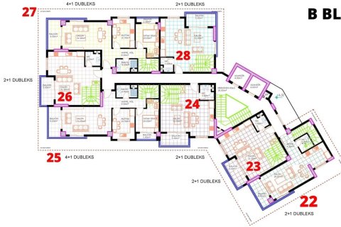 Apartment for sale  in Oba, Antalya, Turkey, 1 bedroom, 49m2, No. 179903 – photo 22