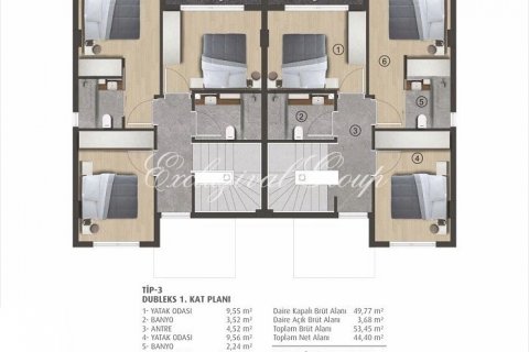 Villa 2+1 Bodrum, Muğla, Türkiye №179139 - 23