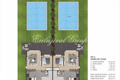 Villa 2+1 Bodrum, Muğla, Türkiye №179139 - 25