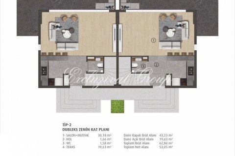 Villa 2+1 Bodrum, Muğla, Türkiye №179139 - 21