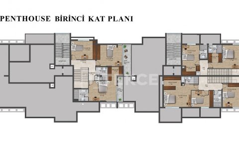 2+1 Penthouse i Girne, Nr. 166629 - 29