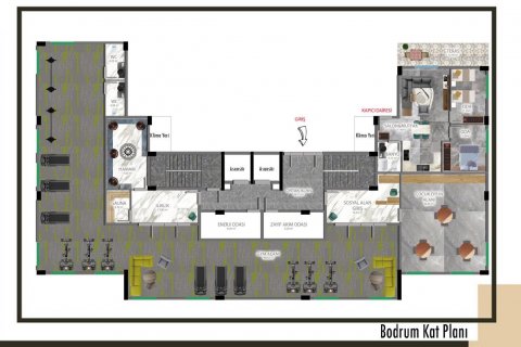 1+1 Wohnung  in Konakli, Antalya, Türkei Nr. 179947 - 13