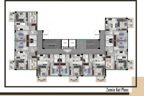 1+1 Wohnung  in Konakli, Antalya, Türkei Nr. 179947 - 14