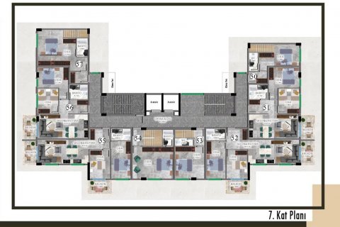 1+1 Wohnung  in Konakli, Antalya, Türkei Nr. 179947 - 21