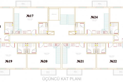1+1 Lejlighed  i Konakli, Antalya, Tyrkiet Nr. 179948 - 21