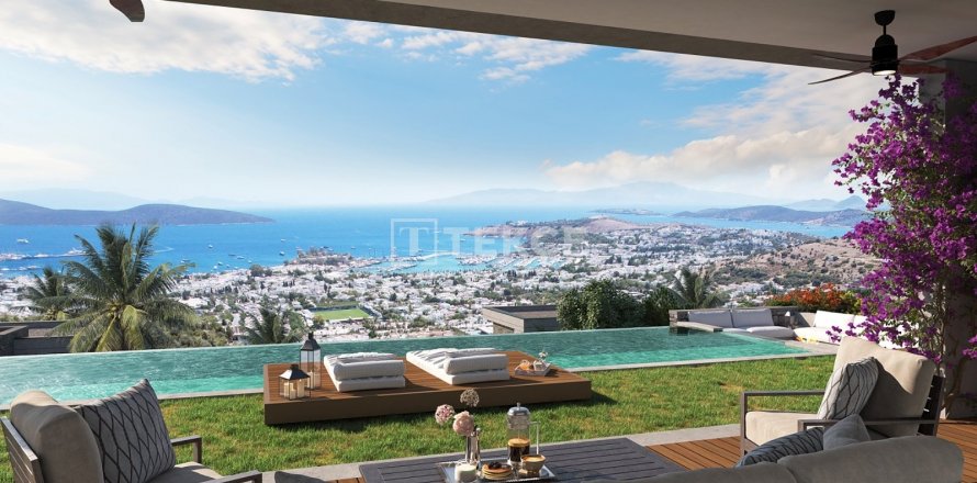 5+1 Villa i Bodrum, Mugla, Tyrkia Nr. 44474