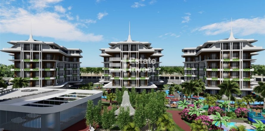 3+1 Lejlighed i Alanya, Antalya, Tyrkiet Nr. 174910