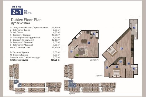 2+1 Lägenhet i Antalya, Turkiet Nr. 165749 - 27