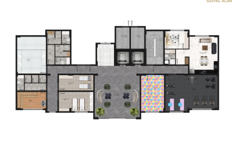 1+1 Wohnung in Demirtas, Alanya, Antalya, Türkei Nr. 179972 - 30