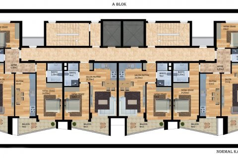 Продажа квартиры  в Авсалларе, Анталье, Турция 1+1, 52м2, №179957 – фото 20