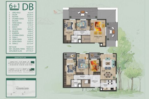 Продажа квартиры в Стамбуле, Турция 2 комн., 69м2, №176721 – фото 23
