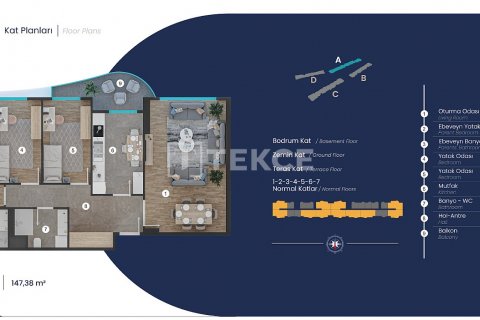 Apartment for sale in Pendik, Istanbul, Turkey, 1 bedroom, 65m2, No. 193226 – photo 17
