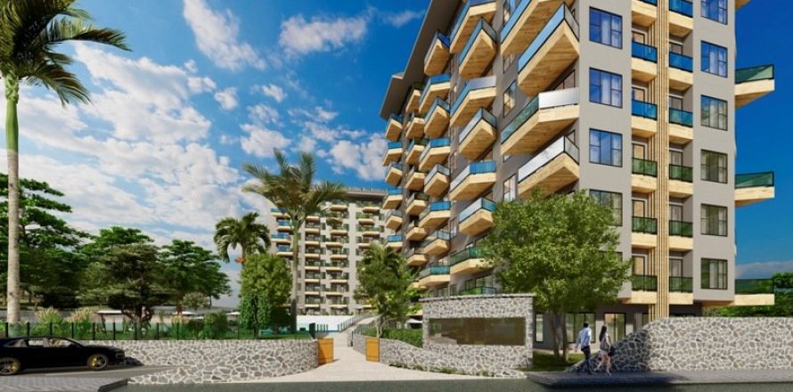 4+1 Lejlighed i Konak Green Towers, Alanya, Antalya, Tyrkiet Nr. 163553