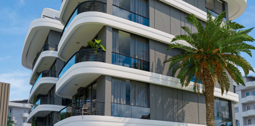 1+1 Lägenhet  i Alanya, Antalya, Turkiet Nr. 185876