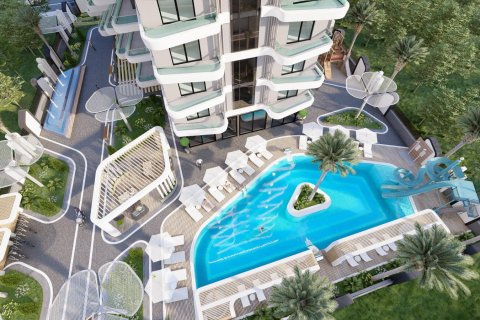 1+1 Lejlighed  i Alanya, Antalya, Tyrkiet Nr. 185829