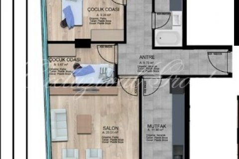 Продажа квартиры  в Стамбуле, Турция 2 комн., 70м2, №179128 – фото 7