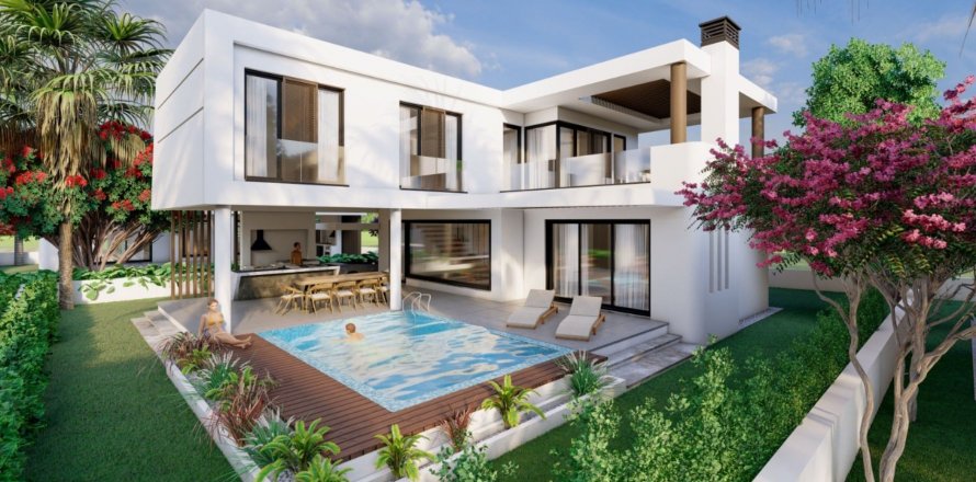 3+1 Villa in 4Ever Green Stella Homes, Yeni Bogazici, Famagusta, Northern Cyprus No. 161252
