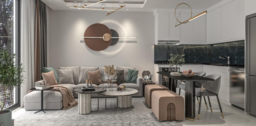 1+1 Leilighet i Arel Residence, Avsallar, Antalya, Tyrkia Nr. 159003