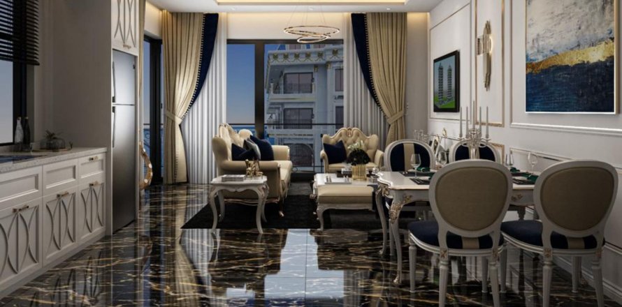 1+1 Lägenhet i Manhattan Alivip, Gaziveren, Guzelyurt, Nr. 160290
