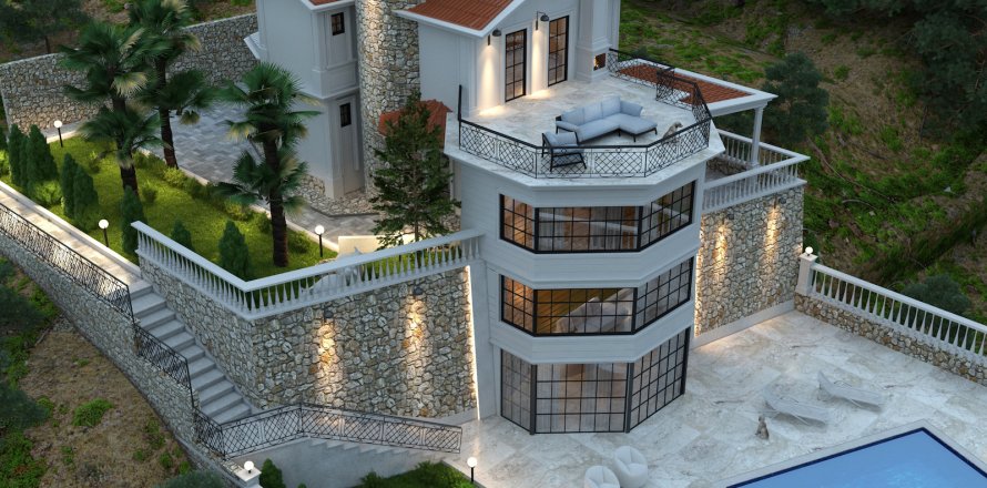 5+1 Villa i Alanya, Antalya, Tyrkiet Nr. 173063