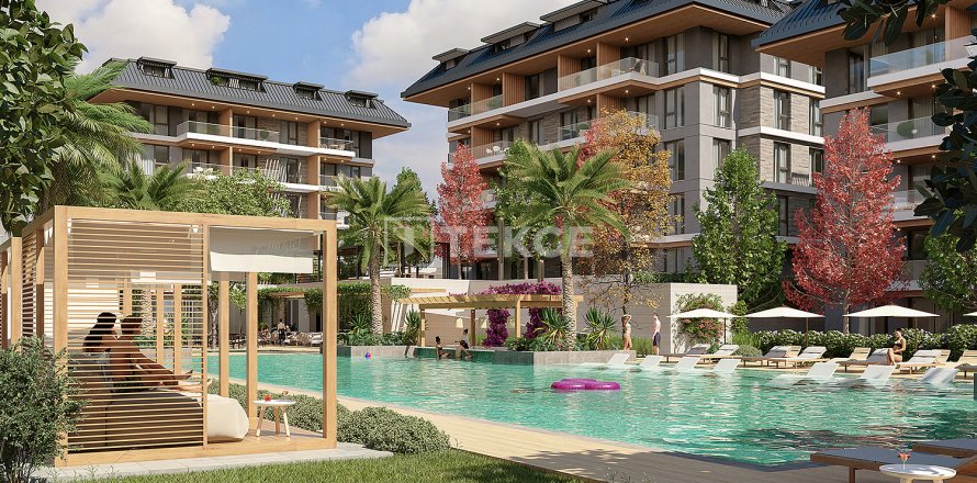Daire 4+1 Alanya, Antalya, Türkiye №159244