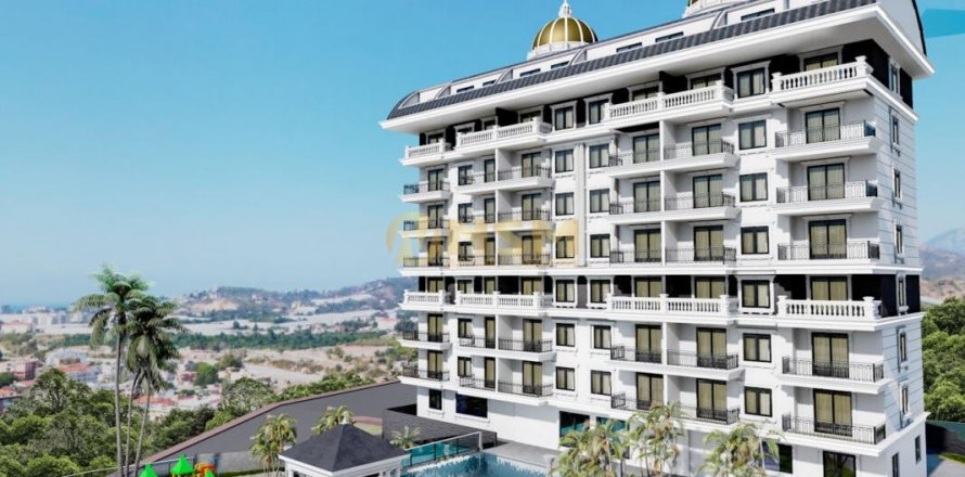 1+1 Lejlighed  i Alanya, Antalya, Tyrkiet Nr. 179752
