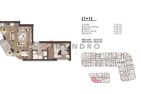 3+1 Leilighet i Bueyuekcekmece, Istanbul, Tyrkia Nr. 177440 - 15
