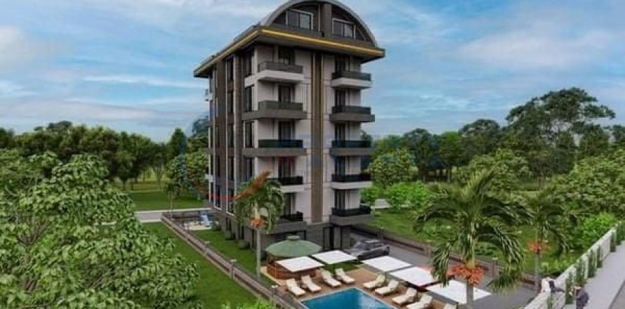 1+1 Lägenhet  i Alanya, Antalya, Turkiet Nr. 211506
