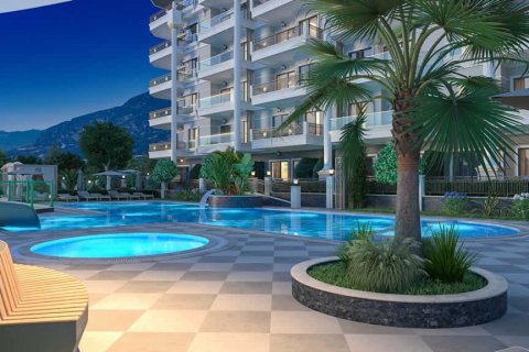 1+1 Leilighet  i Alanya, Antalya, Tyrkia Nr. 211508