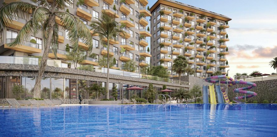 4+1 Leilighet i Konak Green Towers, Alanya, Antalya, Tyrkia Nr. 163643