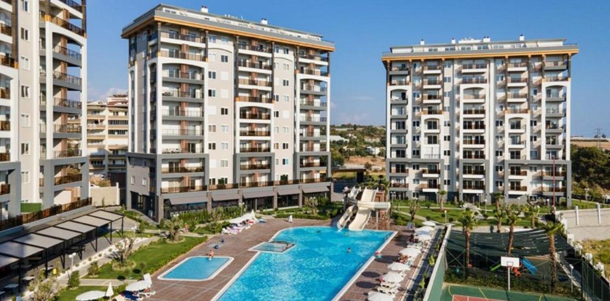 Daire  1+1  Alanya, Antalya, Türkiye №181426