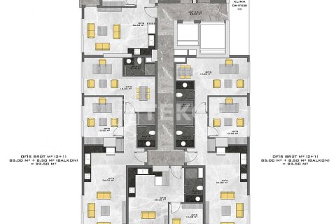 Продажа пентхауса  в Аланье, Анталье, Турция 4+1, 147м2, №177265 – фото 24