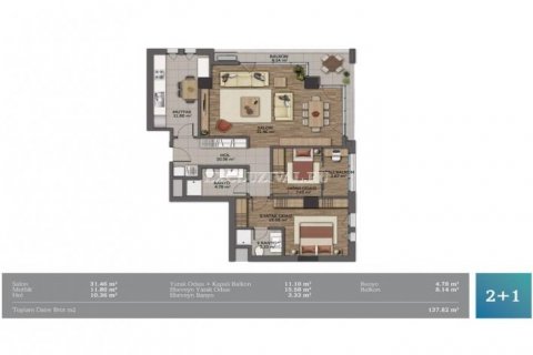 4+1 Lejlighed i Istanbul, Tyrkiet Nr. 178741 - 28