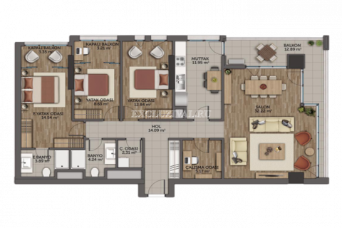 4+1 Lejlighed i Istanbul, Tyrkiet Nr. 178741 - 15