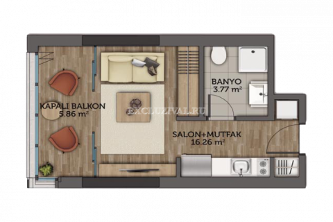 4+1 Lejlighed i Istanbul, Tyrkiet Nr. 178741 - 20