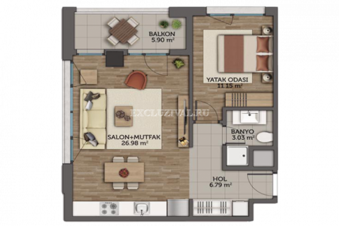 4+1 Lejlighed i Istanbul, Tyrkiet Nr. 178741 - 27