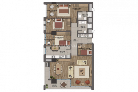 4+1 Lejlighed i Istanbul, Tyrkiet Nr. 178741 - 12