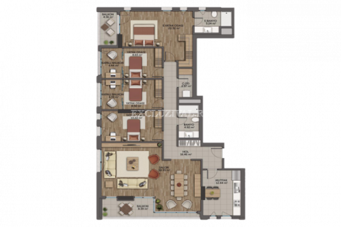 4+1 Lejlighed i Istanbul, Tyrkiet Nr. 178741 - 18