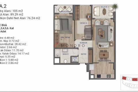 Daire  4+1  Ümraniye, İstanbul, Türkiye №211730 - 28